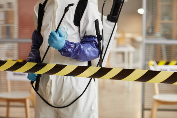 Professional Blood Cleanup technician working in Pershing, IN